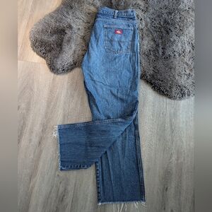 Dickies Blue Straight Jeans with Relaxed Fit